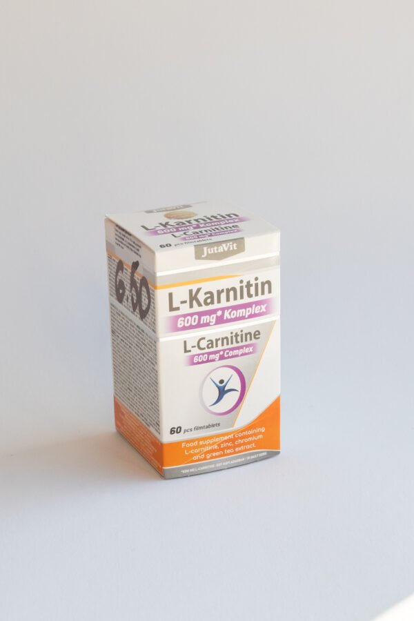 L-karnitinas 600 mg Kompleksas Jutavit N60