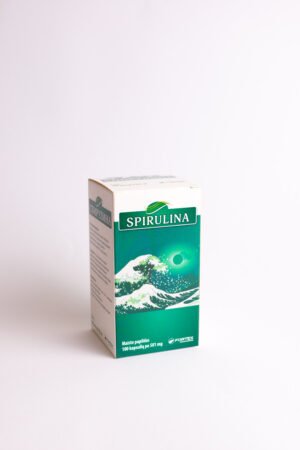 Spirulina maisto papildas organizmo stiprinimui, 100 kapsulių