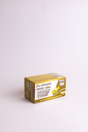 Maisto papildas JUTAVIT Vitaminas D3 Olive Extra Virgin, 100 kapsulių