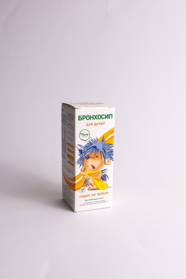 Bronchosip žolelių sirupas vaikams + vitaminas C, 100 ml