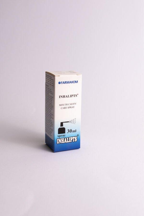 Burnos gleivinės purškalas Inhalipts, 30 ml