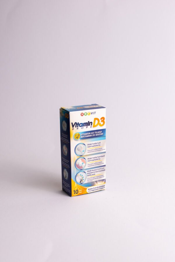 Skystas vitaminas D3, ABCvit, 10 ml