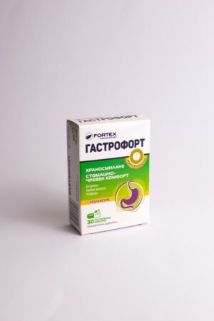 Fortex Gastrofort enzimai, probiotikai virškinimui, 30 kapsulių