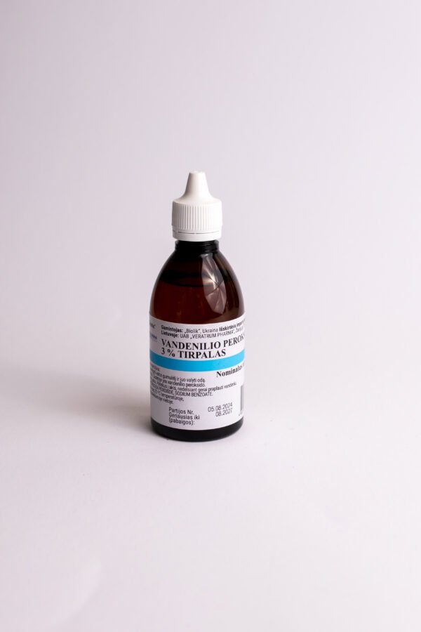 Vandenilio peroksido 3% tirpalas, 100 ml