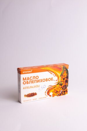Šaltalankių aliejus Vitateka 2400 mg, 100 kapsulių