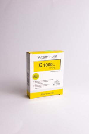 Starpharma vitaminas C 1000 mg strong, 30 kapsulių