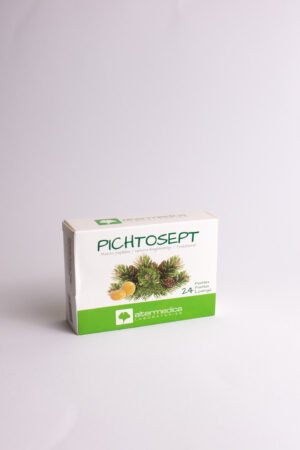 Pichtosept pastilės su sibiro eglės aliejumi, 24 vnt