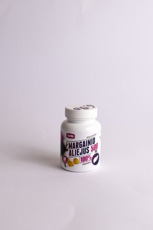Fortex tikrojo margainio aliejus 500 mg, 60 kapsulių
