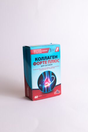 Kolagen Forte Plius sąnariams be pridėtinio cukraus, 60 kapsulių
