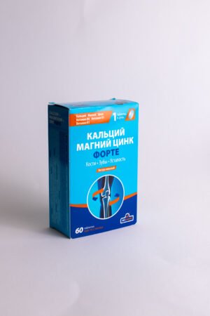 Maisto papildas kalcis, magnis, cinkas, forte + B6, K1,D3, 60 tablečių
