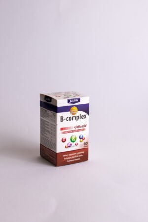Jutavit Vitaminas B kompleksas + folio rūgštis, 60 tablečių