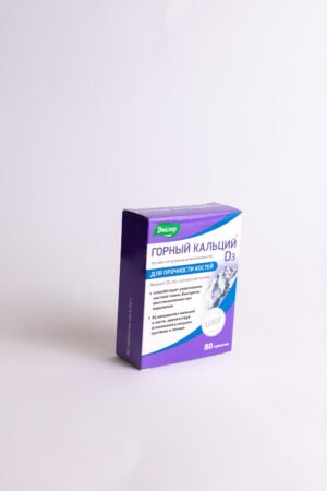Maisto papildas Evalar kalcis + vitaminas D3, 80 tablečių