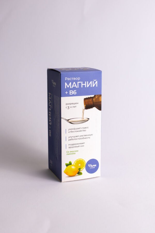 Magnis + vitaminas B6 tirpalas suaugusiems ir vaikams 250 ml