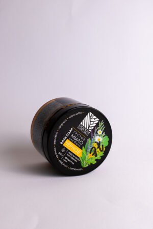 Tirštas juodasis vonios muilas Modum, 500 g