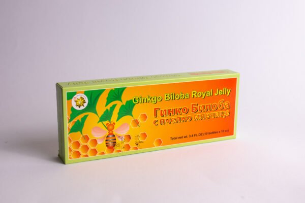 Maisto papildas ginko biloba su medumi 10x10 ml