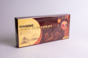 Maisto papildas ženšenis + ginko biloba ekstraktas, 10x10 ml