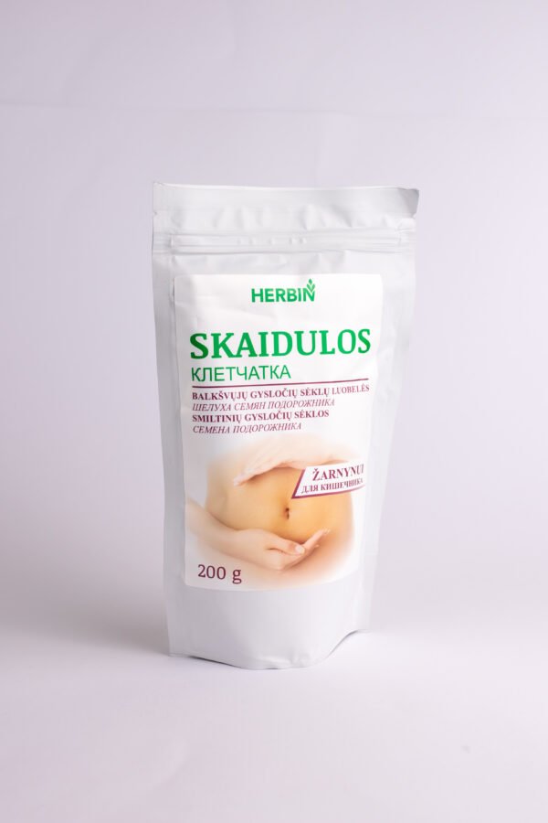 Balkšvųjų gysločių sėklų luobelės ir smiltinių gysločių sėklos, 200 g