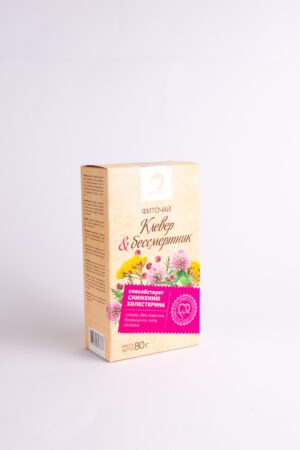 Žolelių arbata raudonasis dobilas ir šlamutis, 80 g