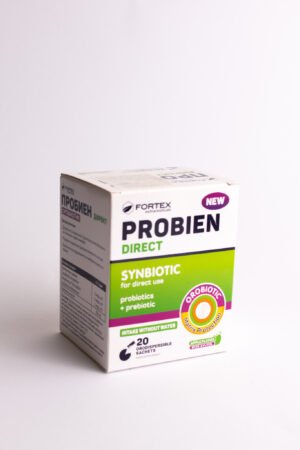 Gerosios bakterijos synbiotikai (probiotikai + prebiotikai) Fortex, 20 pakelių