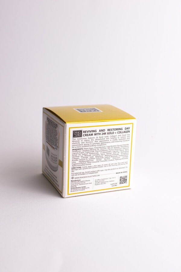 Gaivinantis ir atstatantis dieninis kremas su 24k auksu ir kolagenu, 50 ml - Image 2