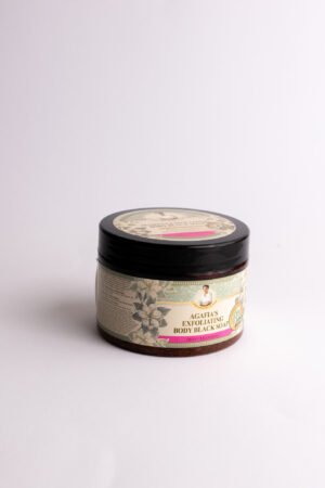 Agafia's giliai valantis juodasis kūno muilas, 300 ml
